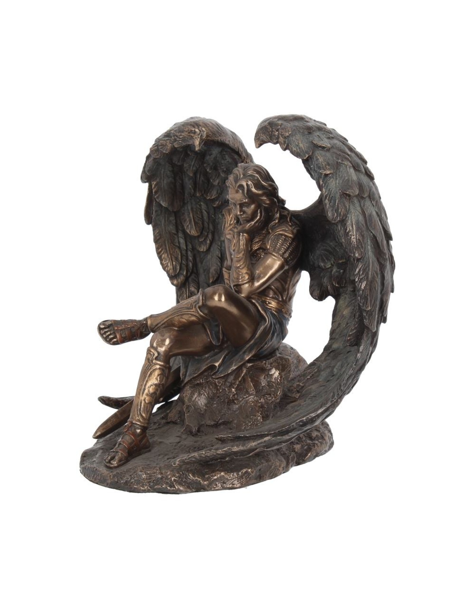 Veronese Design Giftware Beelden Collectables  - Lucifer gebronsd beeld 16.5cm