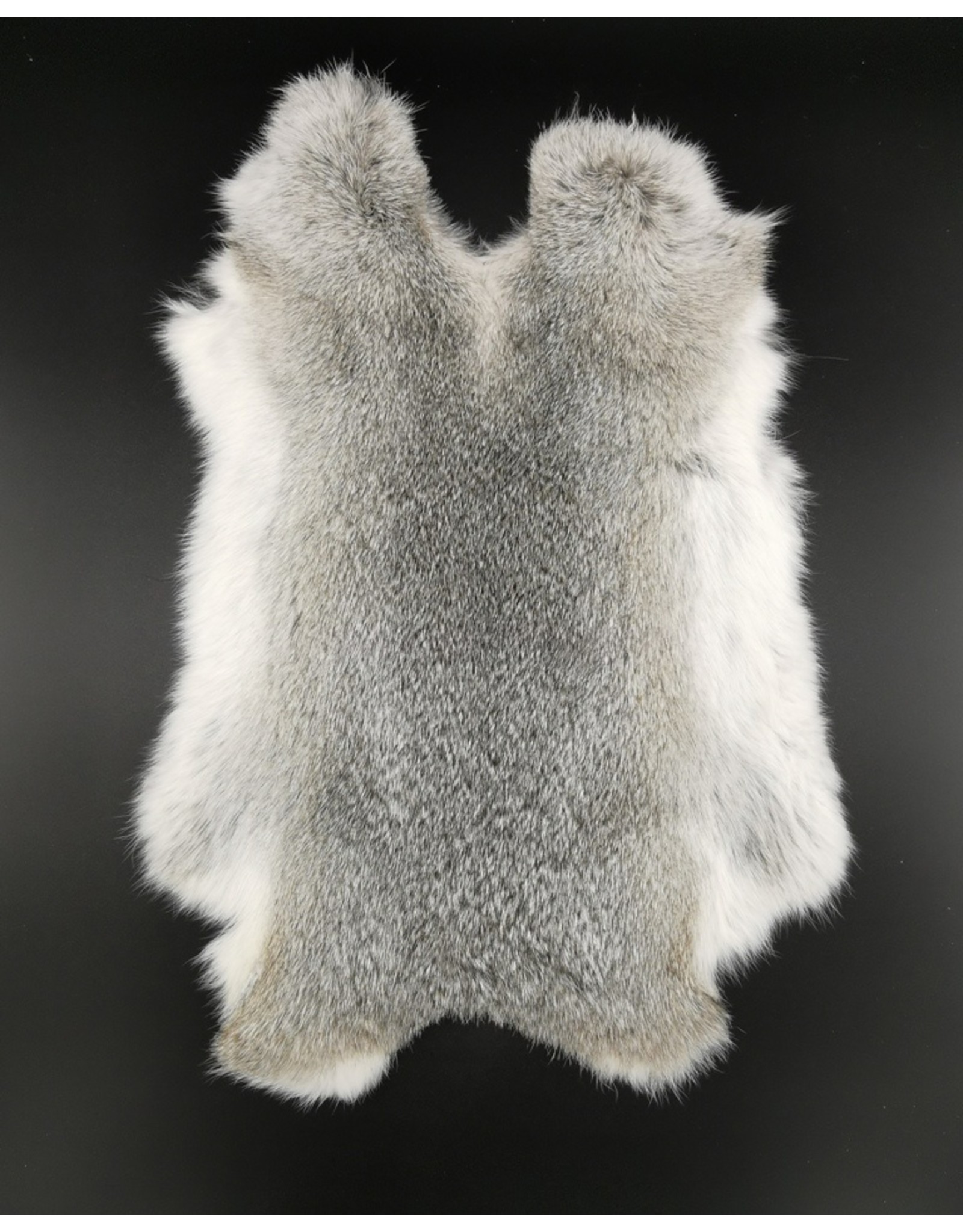 Mars&More Miscellaneous - Rabbit fur grey 30cm x 40 cm (soft and odorless)