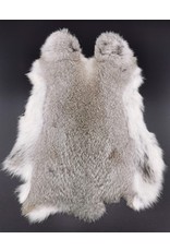 Mars&More Miscellaneous - Rabbit fur grey 30cm x 40 cm (soft and odorless)