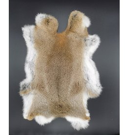 Konijnenvacht Rabbit fur brown 30cm x 40cm (soft and odorless)
