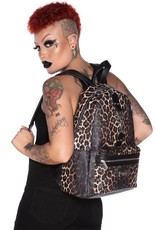 Killstar Killstar bags and accessiries - Killstar backpack Primal Scream (leopard)