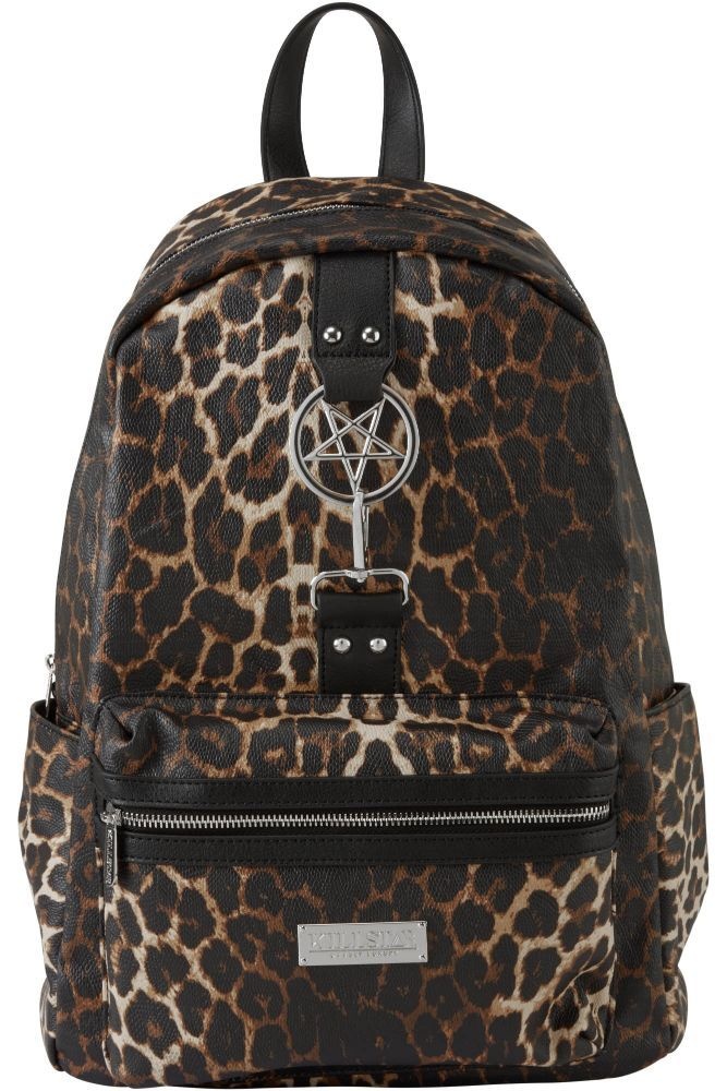 Killstar backpack Primal Scream, Leopard pentagram | Boutique Trukado ...