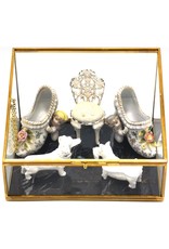 Trukado Miscellaneous - A pair of porcelain Rococo style Mules