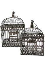 Trukado Miscellaneous - Metalen Vogelkooi Vintage Look - Set van 2
