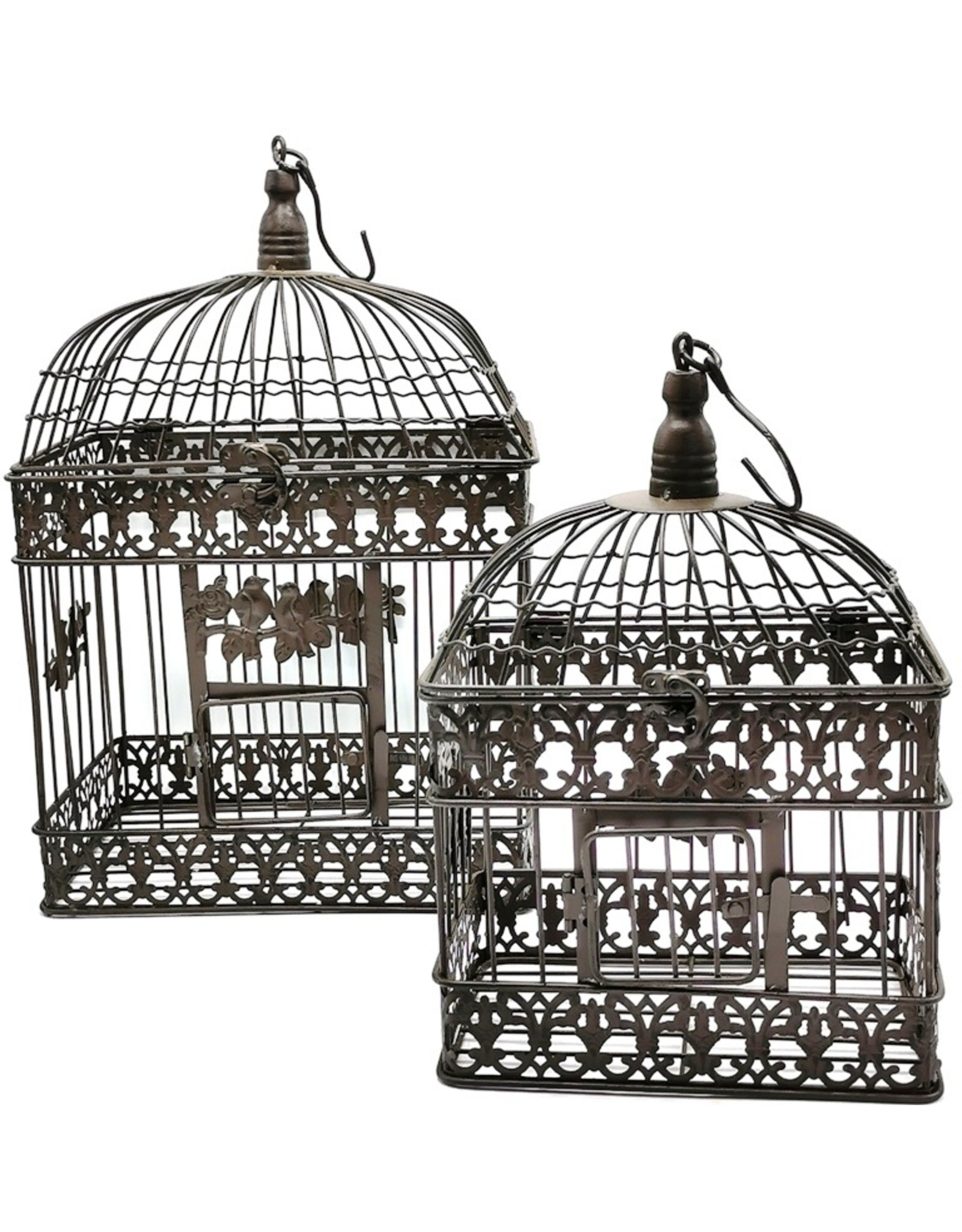 Trukado Miscellaneous - Metal Birdcage Vintage Look - Set of 2