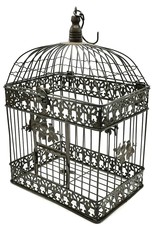 Trukado Miscellaneous - Metal Birdcage Vintage Look - Set of 2