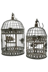 Trukado Miscellaneous - Metal Bird Cage Vintage Look (round) - Set of 2