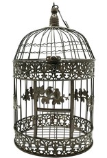 Trukado Miscellaneous - Metal Bird Cage Vintage Look (round) - Set of 2