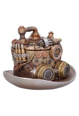 NemesisNow Giftware Beelden Collectables  - Steampunk hoedenmaker opbergbox 14.5cm