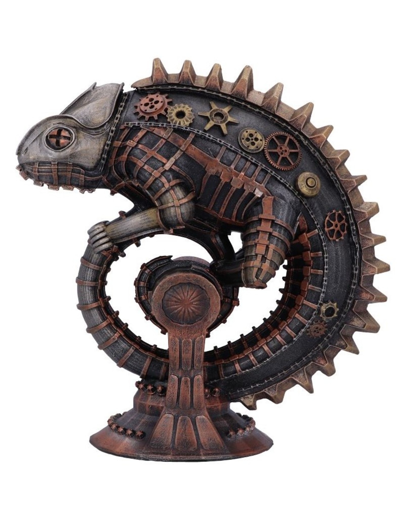 NemesisNow Giftware Beelden Collectables  - Steampunk Kameleon 22.3cm