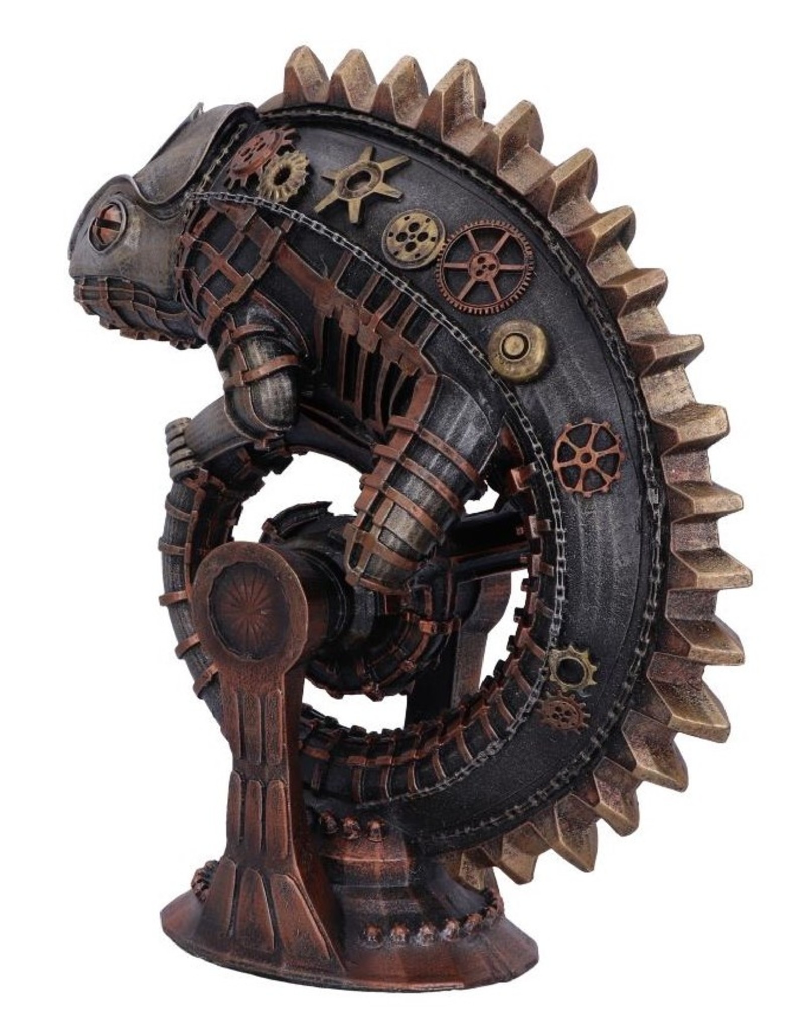 NemesisNow Giftware Beelden Collectables  - Steampunk Kameleon 22.3cm