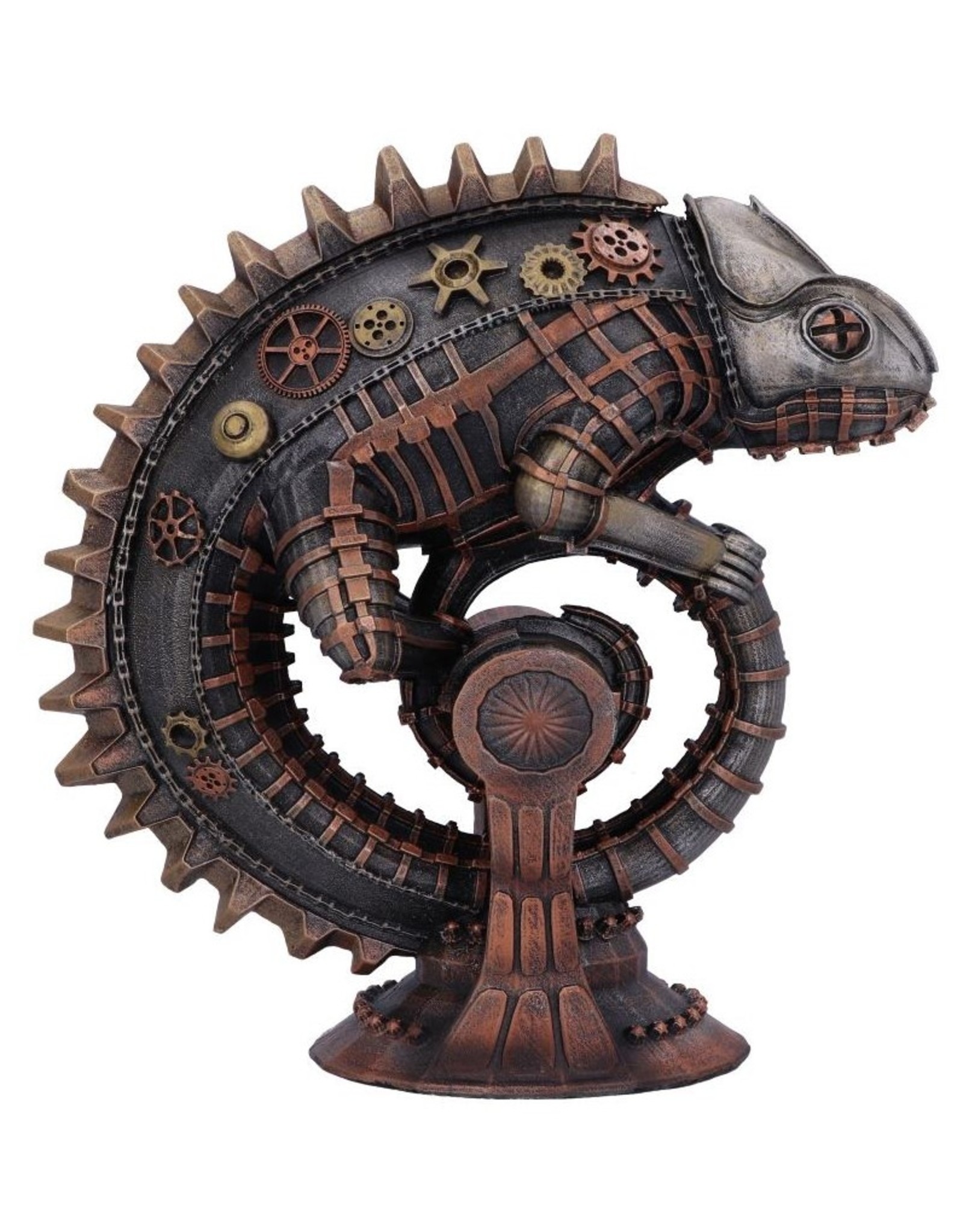 NemesisNow Giftware Beelden Collectables  - Steampunk Kameleon 22.3cm