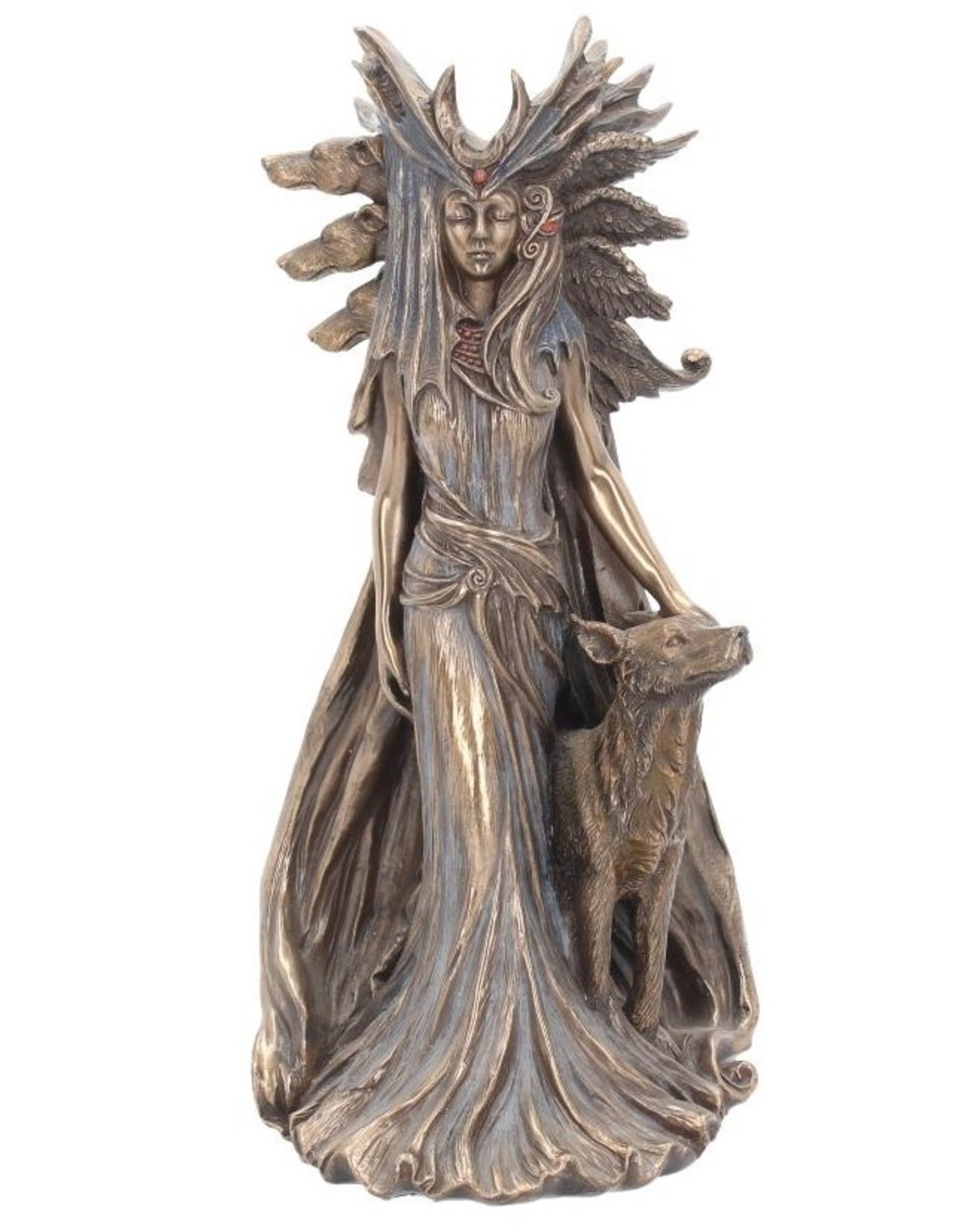 Veronese Design Giftware Figurines Collectables - Goddess Hekate figurine bronzed 25cm