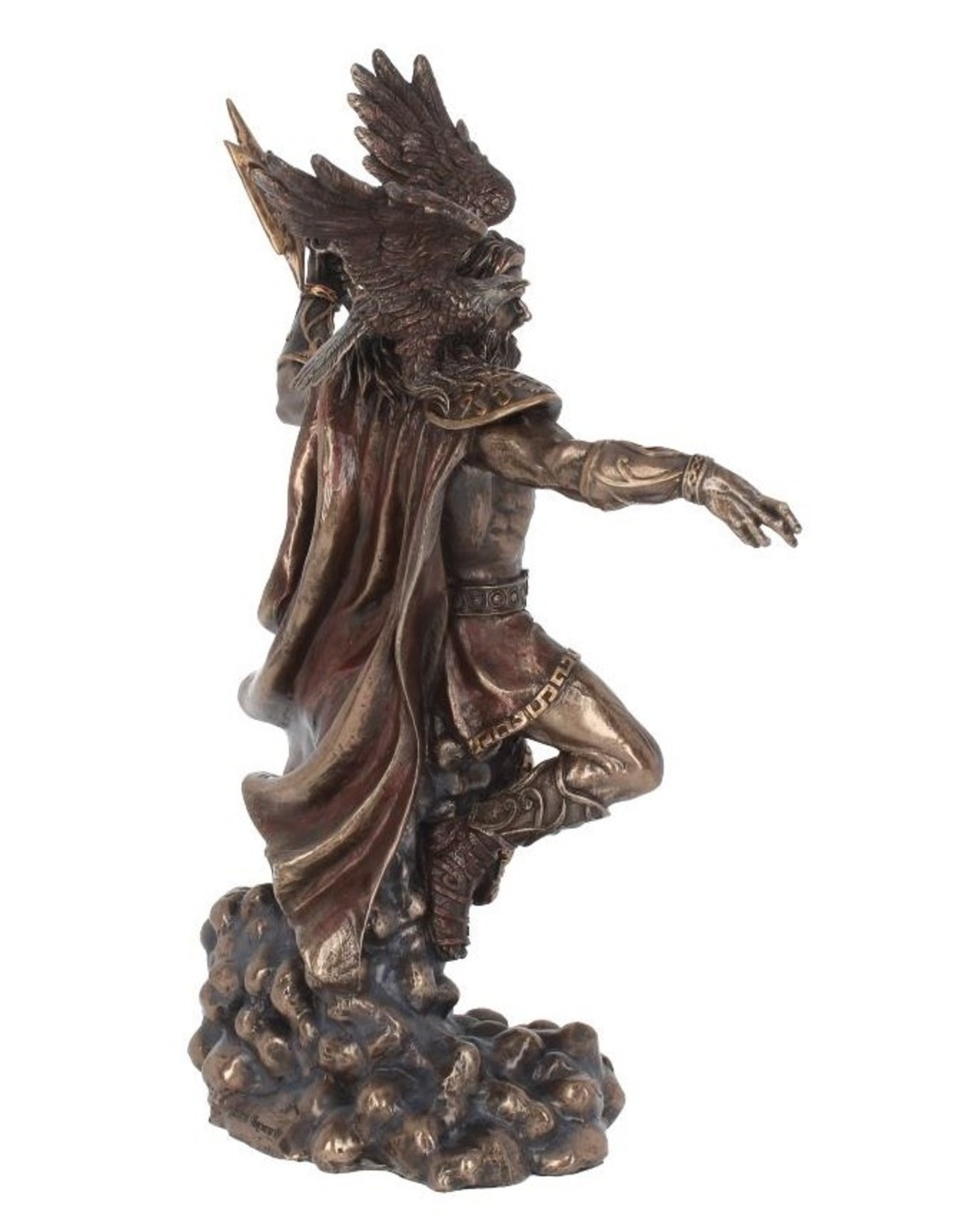 Veronese Design Giftware Figurines Collectables - Zeus bronzed figurine Large - 30cm