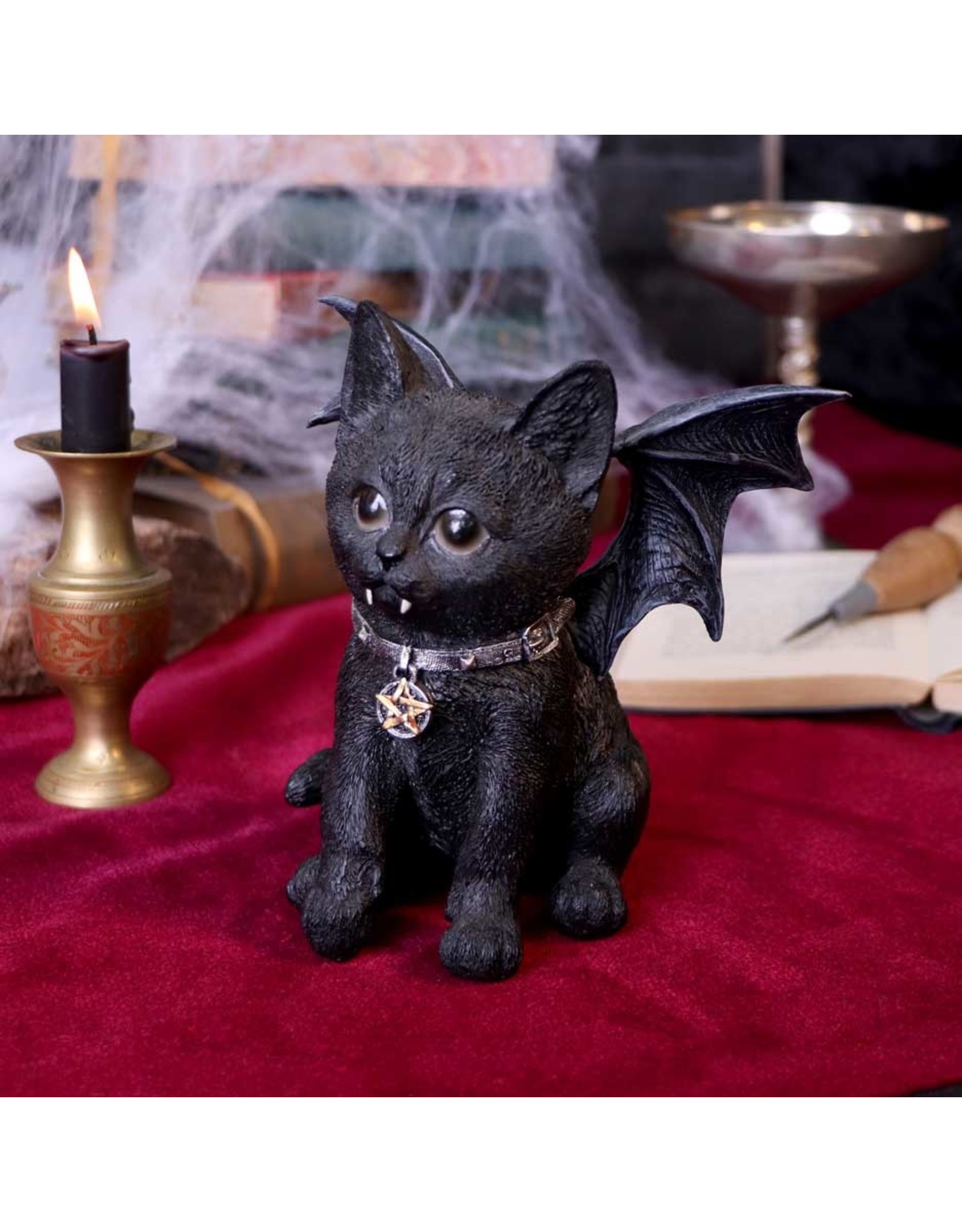 NemesisNow Giftware Figurines Collectables - Vampuss black cat figurine 16cm