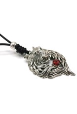 Trukado Jewellery - Necklace Wolf - Wolf's head (nickel-free, leather cord)