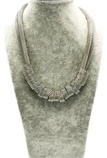 Trukado Jewellery -  Braided design necklace - silver-colored and nickel-free