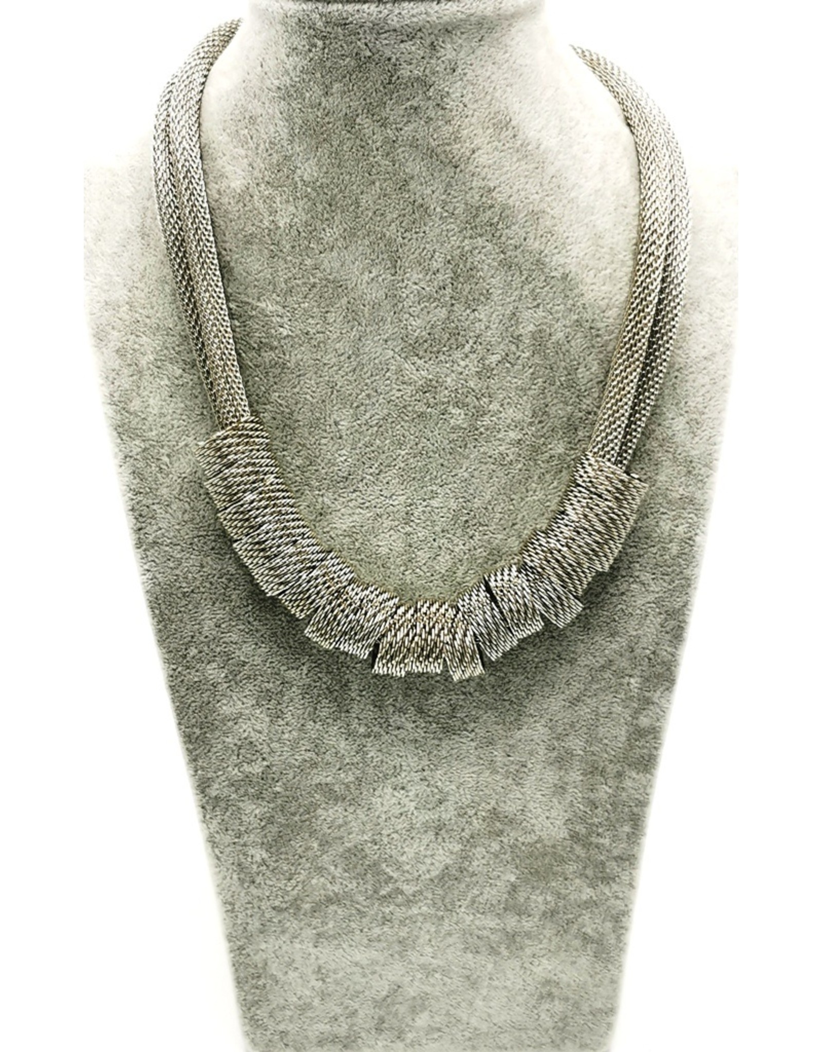 Trukado Jewellery -  Braided design necklace - silver-colored and nickel-free