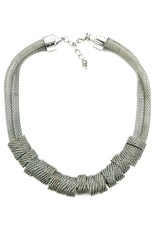 Trukado Jewellery -  Braided design necklace - silver-colored and nickel-free