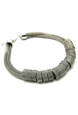 Trukado Jewellery -  Braided design necklace - silver-colored and nickel-free