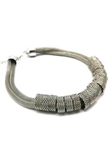 Trukado Jewellery -  Braided design necklace - silver-colored and nickel-free