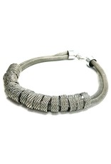 Trukado Jewellery -  Braided design necklace - silver-colored and nickel-free
