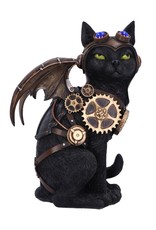 NemesisNow Giftware Beelden Collectables  - Steampunk kat Feline Flight 22.7cm