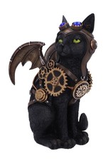 NemesisNow Giftware Figurines Collectables - Steampunk cat Feline Flight 22.7cm