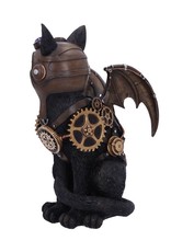 NemesisNow Giftware Beelden Collectables  - Steampunk kat Feline Flight 22.7cm