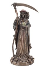 Veronese Design Giftware Beelden Collectables  - Santa Muerte Reaper gebronsd 29cm