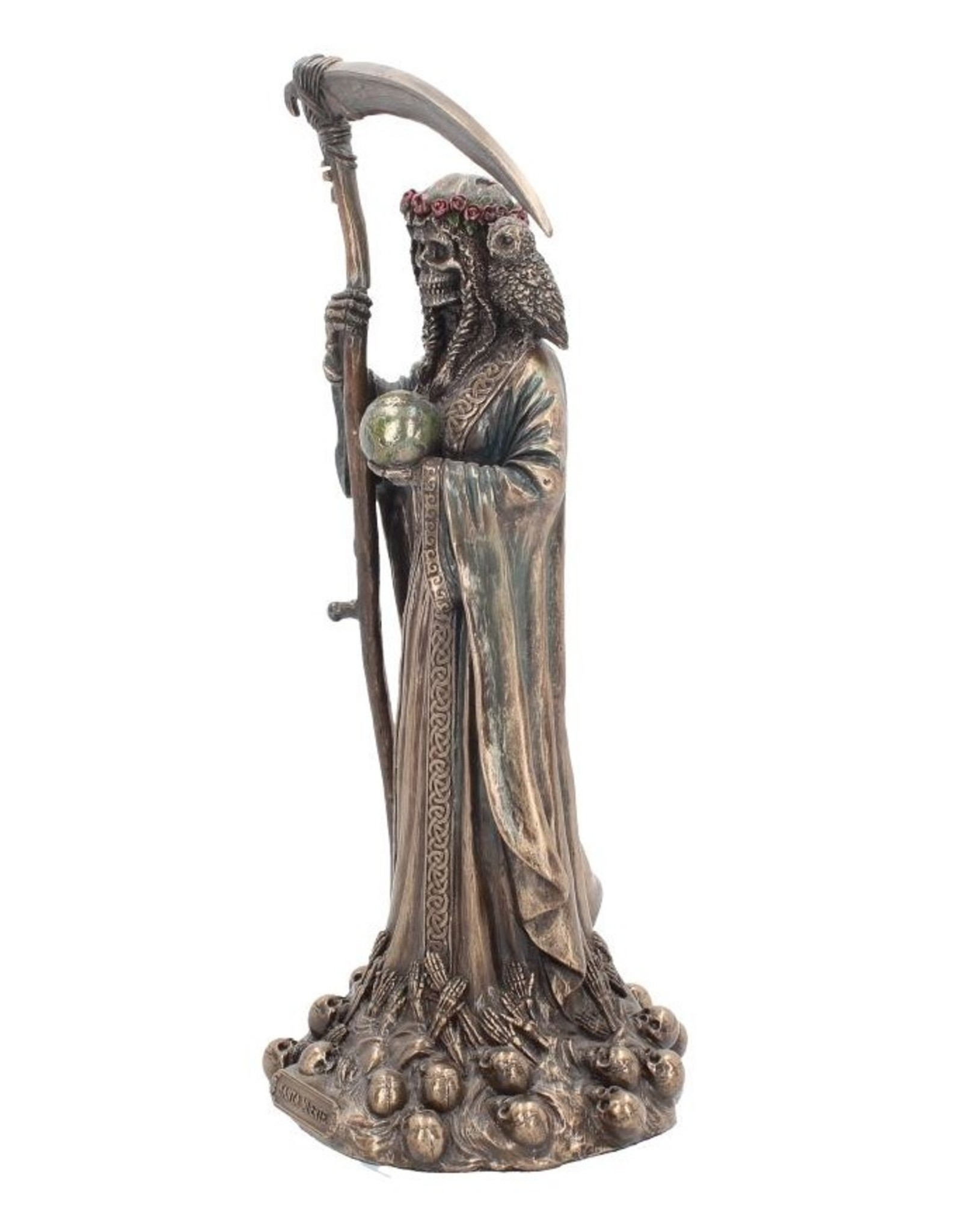 Veronese Design Giftware Beelden Collectables  - Santa Muerte Reaper gebronsd 29cm