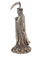Veronese Design Giftware Figurines Collectables - Santa Muerte Reaper Finished in Bronze 29cm
