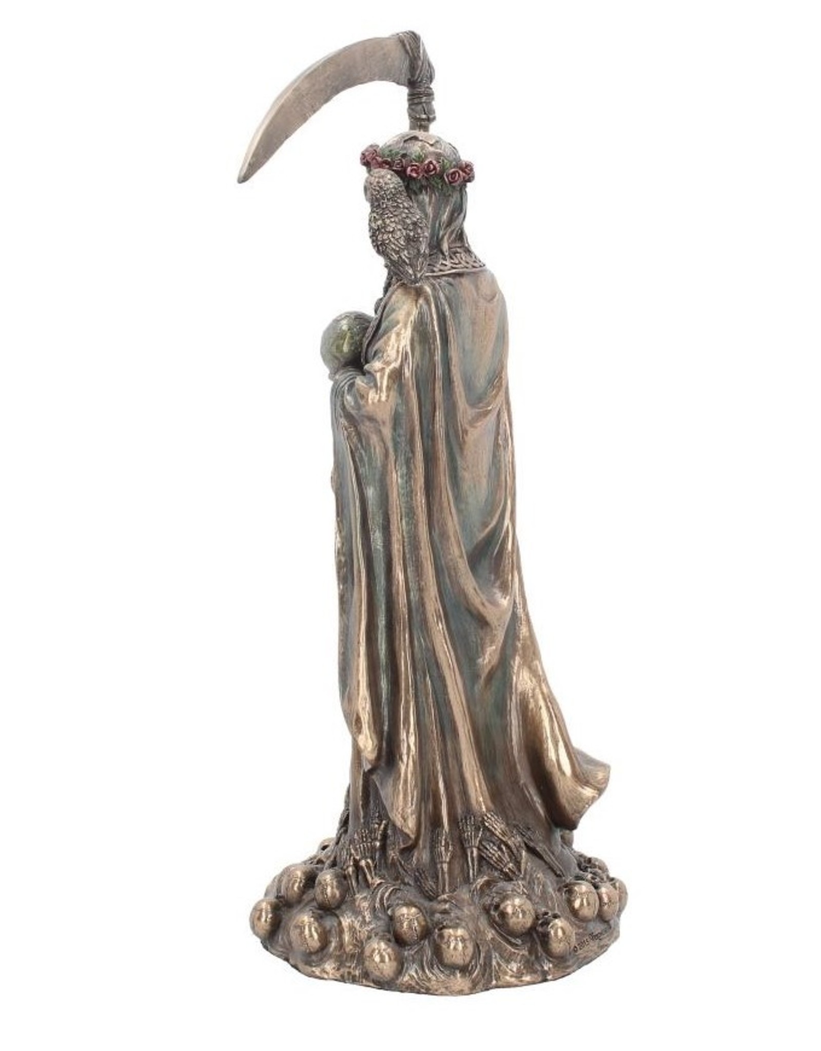 Veronese Design Giftware Beelden Collectables  - Santa Muerte Reaper gebronsd 29cm