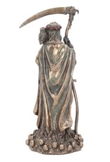 Veronese Design Giftware Figurines Collectables - Santa Muerte Reaper Finished in Bronze 29cm