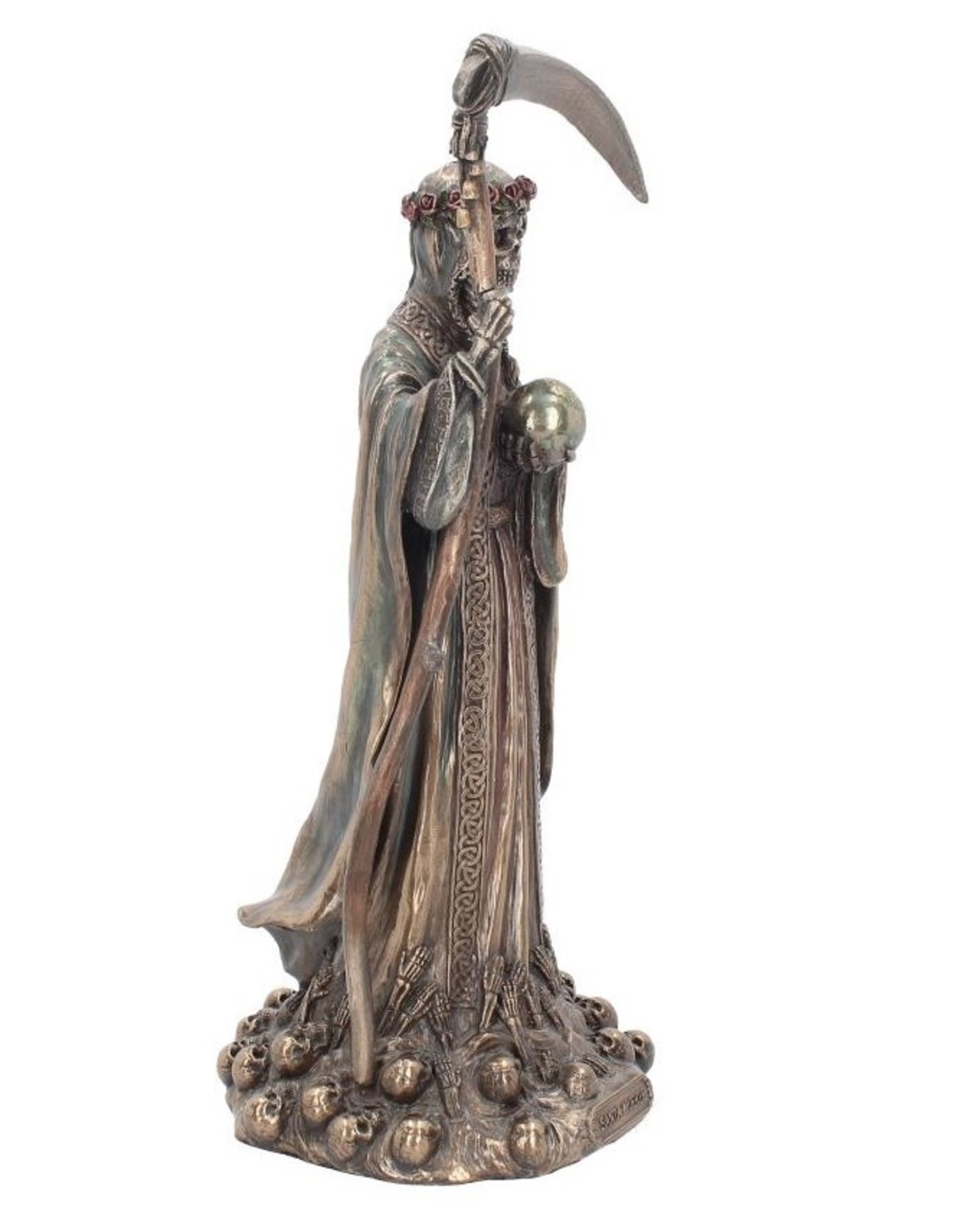 Veronese Design Giftware Beelden Collectables  - Santa Muerte Reaper gebronsd 29cm