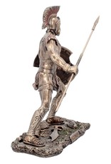 Veronese Design Giftware Figurines Collectables -Bronzed Greek Hero Achilleus Figurine 26cm