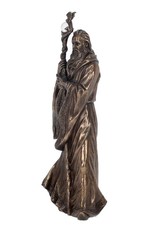 Veronese Design Giftware Beelden Collectables  - Merlin gebronsd beeld 28cm