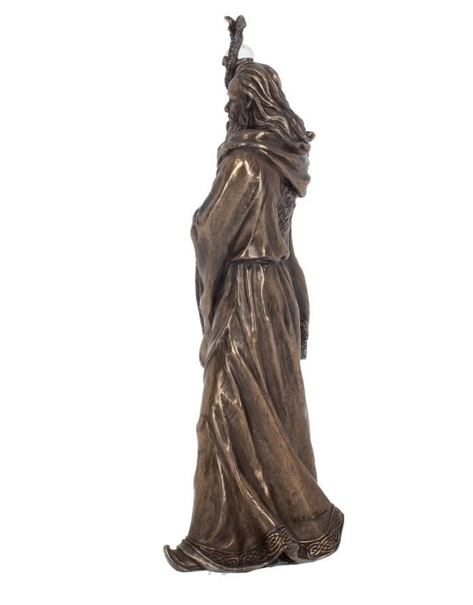 Veronese Design Giftware Figurines Collectables - Merlin bronzed figurine 28cm