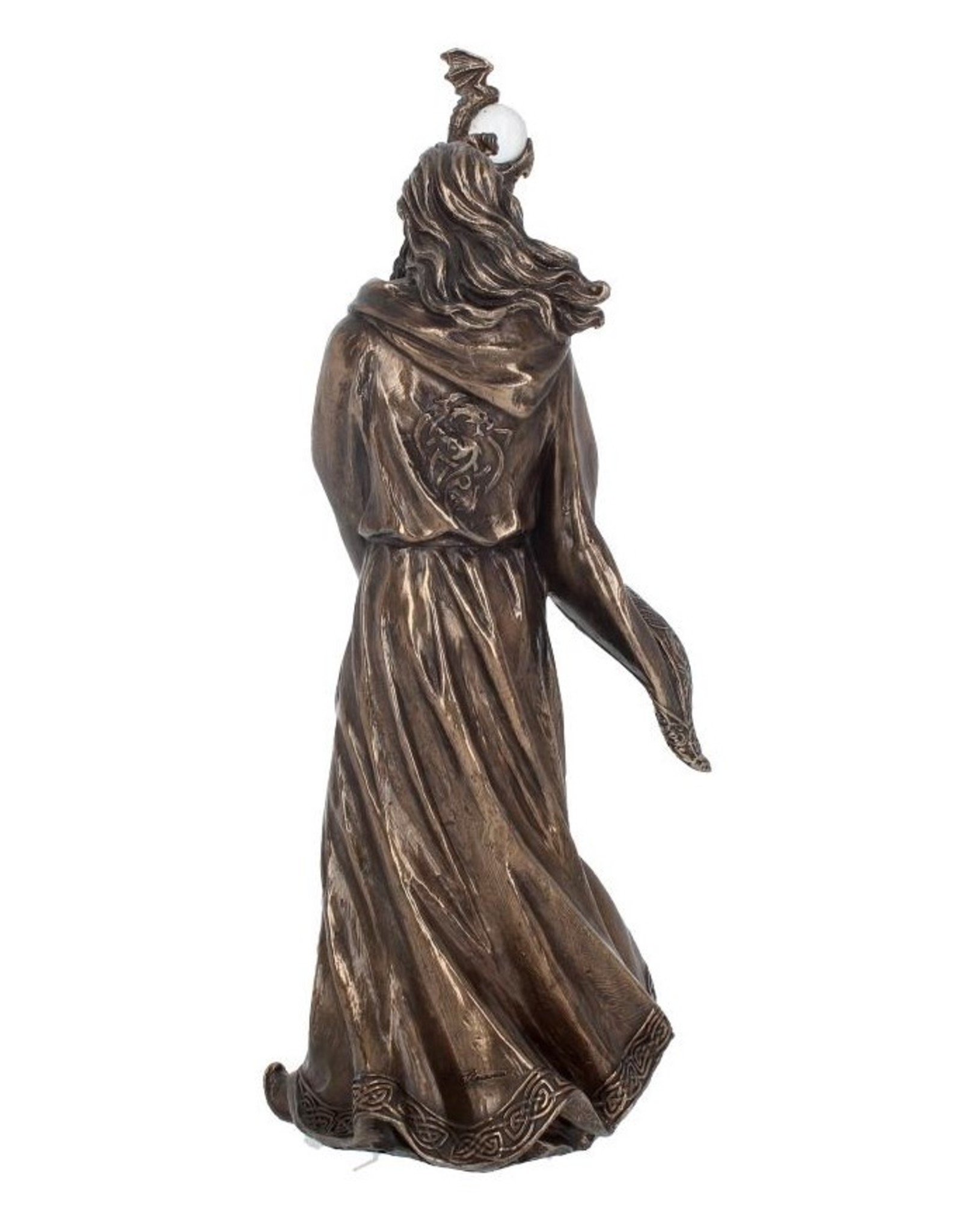 Veronese Design Giftware Figurines Collectables - Merlin bronzed figurine 28cm