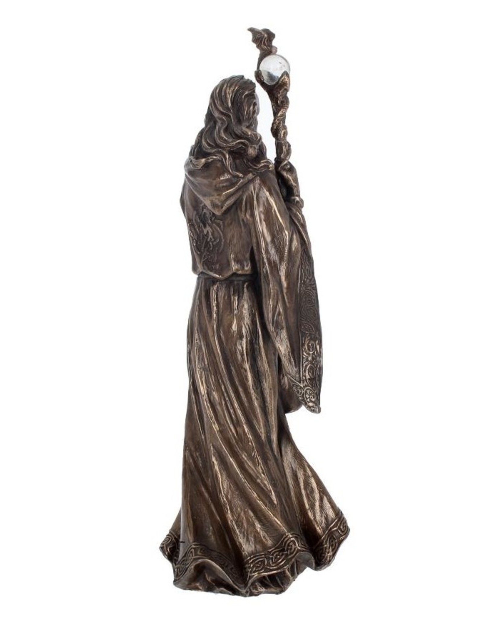 Veronese Design Giftware Figurines Collectables - Merlin bronzed figurine 28cm