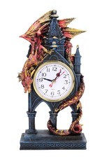 NemesisNow Giftware Figurines Collectables - Time Guardian Clock with dragon