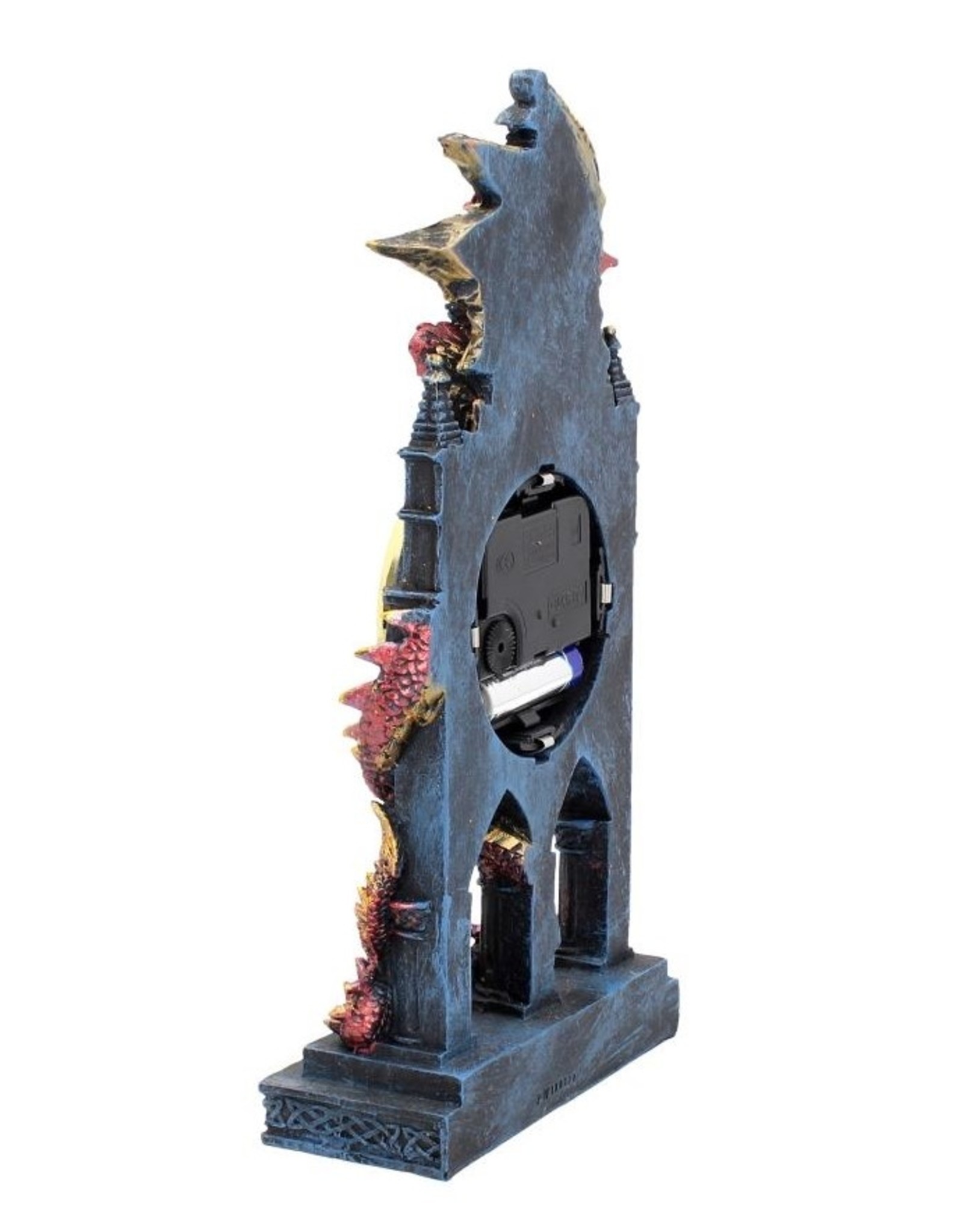 NemesisNow Giftware Figurines Collectables - Time Guardian Clock with dragon