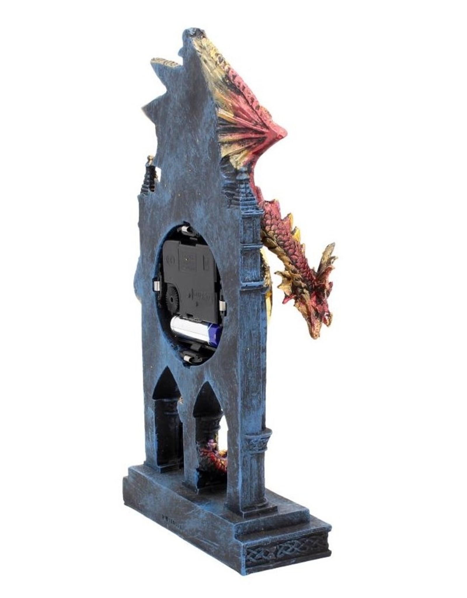 NemesisNow Giftware Figurines Collectables - Time Guardian Clock with dragon