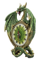 NemesisNow Giftware Figurines Collectables - Emerald Chronology  dragon clock