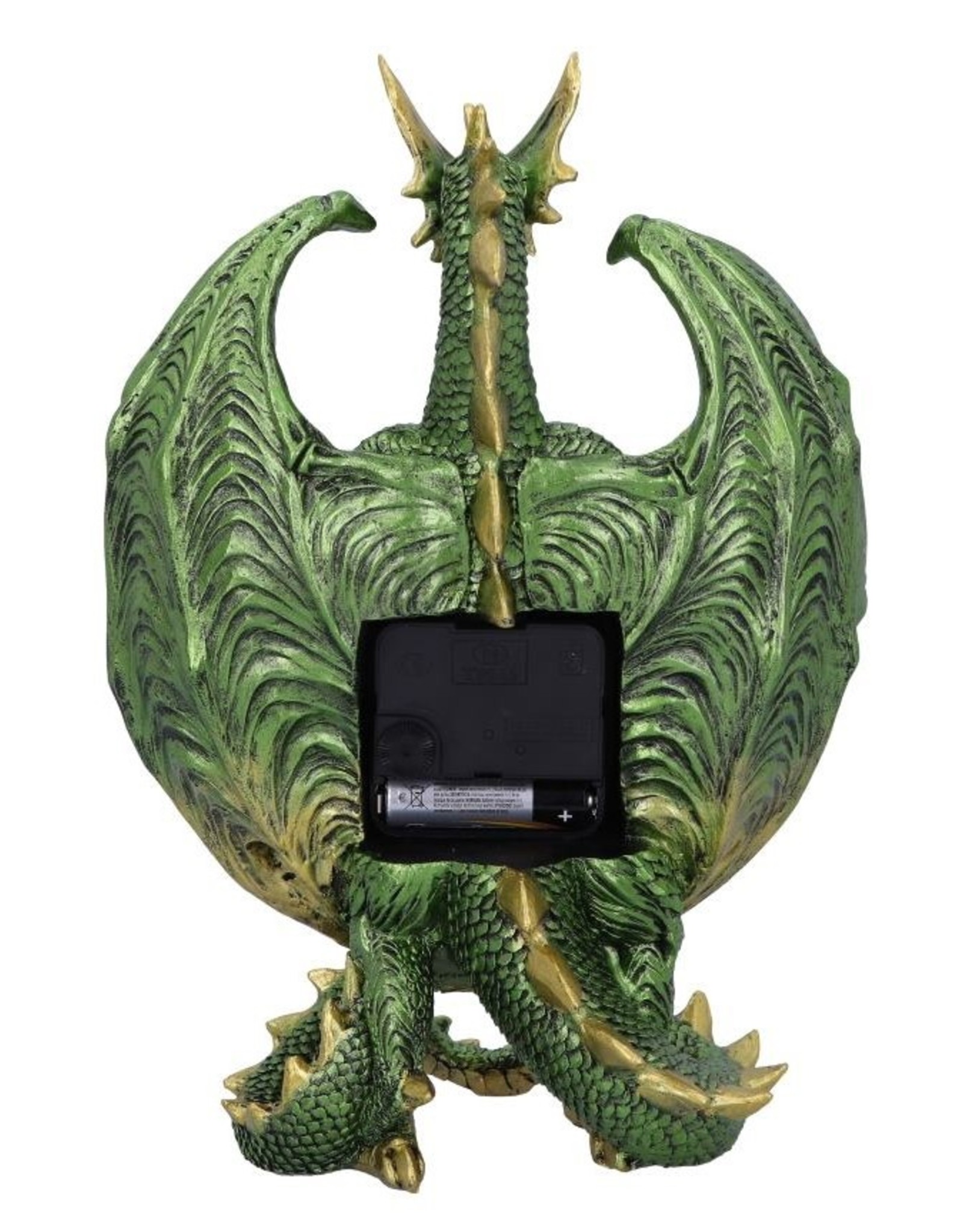 NemesisNow Giftware Figurines Collectables - Emerald Chronology  dragon clock