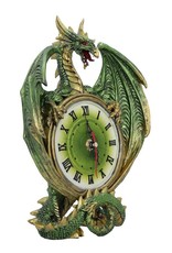 NemesisNow Giftware Figurines Collectables - Emerald Chronology  dragon clock