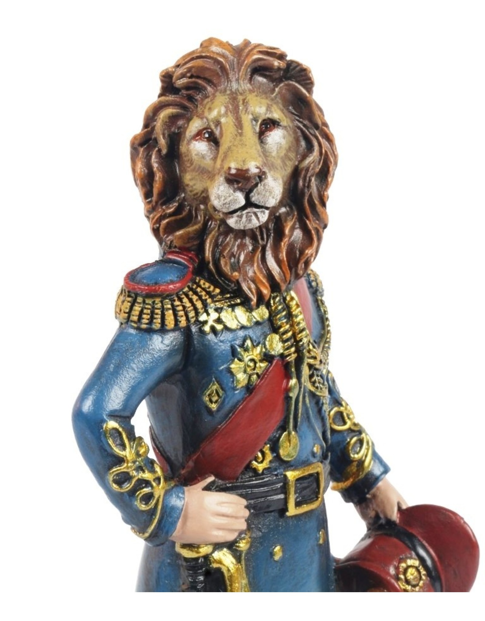 Trukado Giftware Figurines Collectables - Lion General figurine, hand painted - 16cm