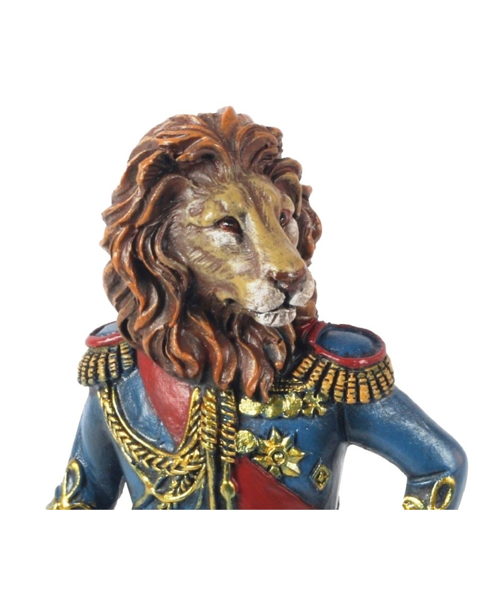 Trukado Giftware Figurines Collectables - Lion General figurine, hand painted - 16cm