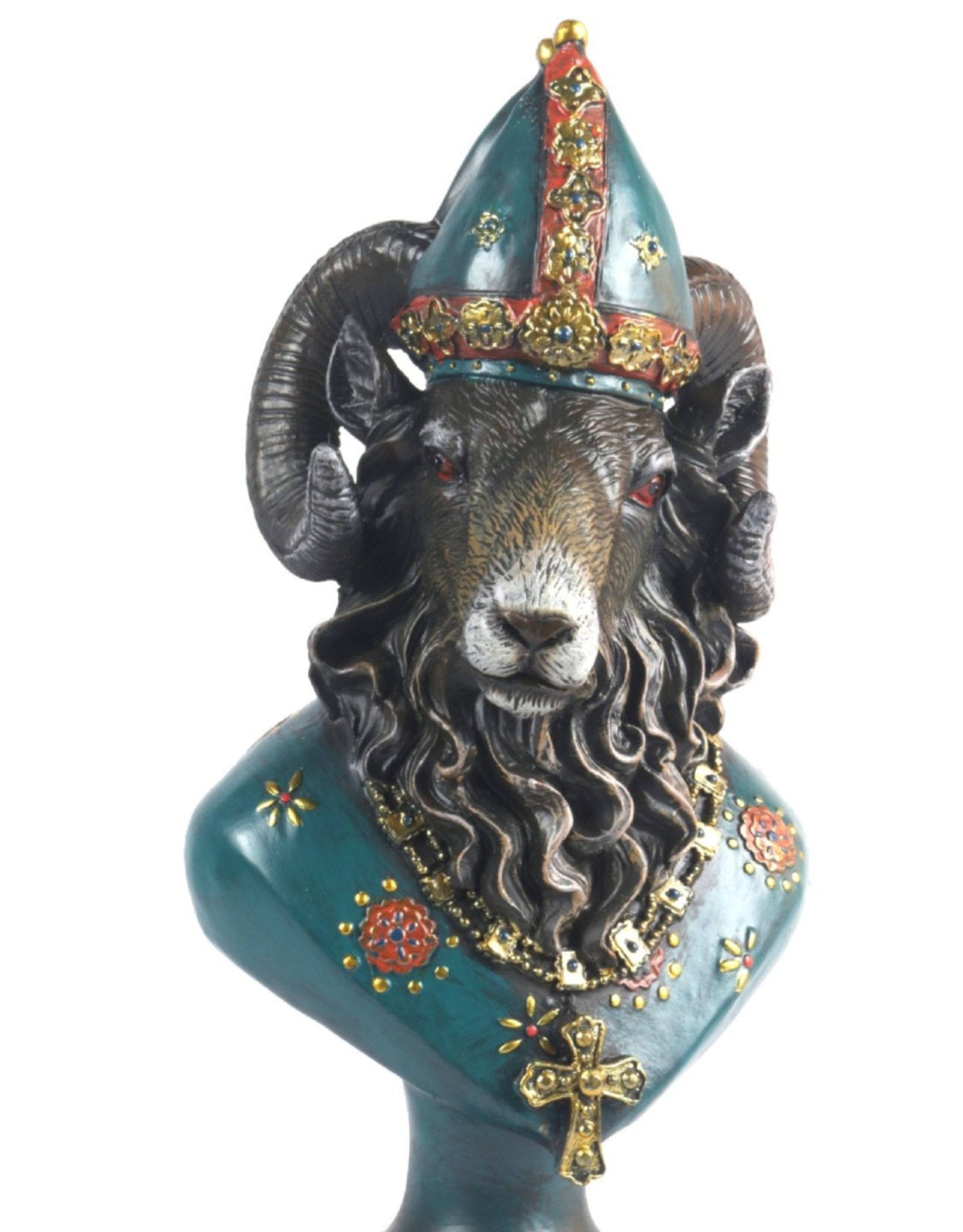 Trukado Giftware, beelden, collectables - Ram Soldaat buste, handbeschilderd - 34cm