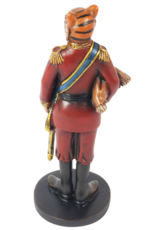 Trukado Giftware, beelden, collectables - Tijger Officier beeldje, handbeschilderd - 16cm